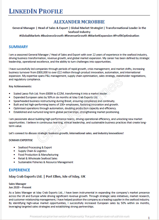 sample resumes Grab Resume